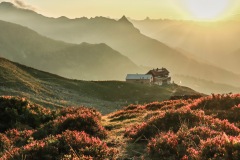 Abend -Kaltenberghütte